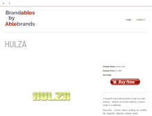 Tablet Screenshot of hulza.com